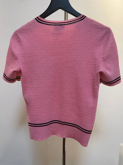 CHANEL 2023 Crew Neck Crop Top 34