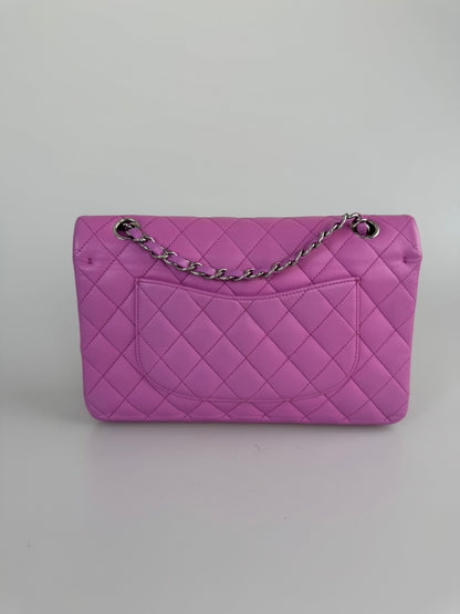 Chanel timeless flap bag medium purple