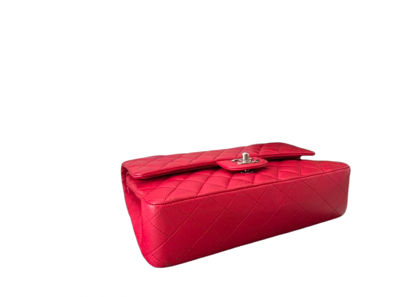 Chanel timeless red Medium Lambskin Flap Bag