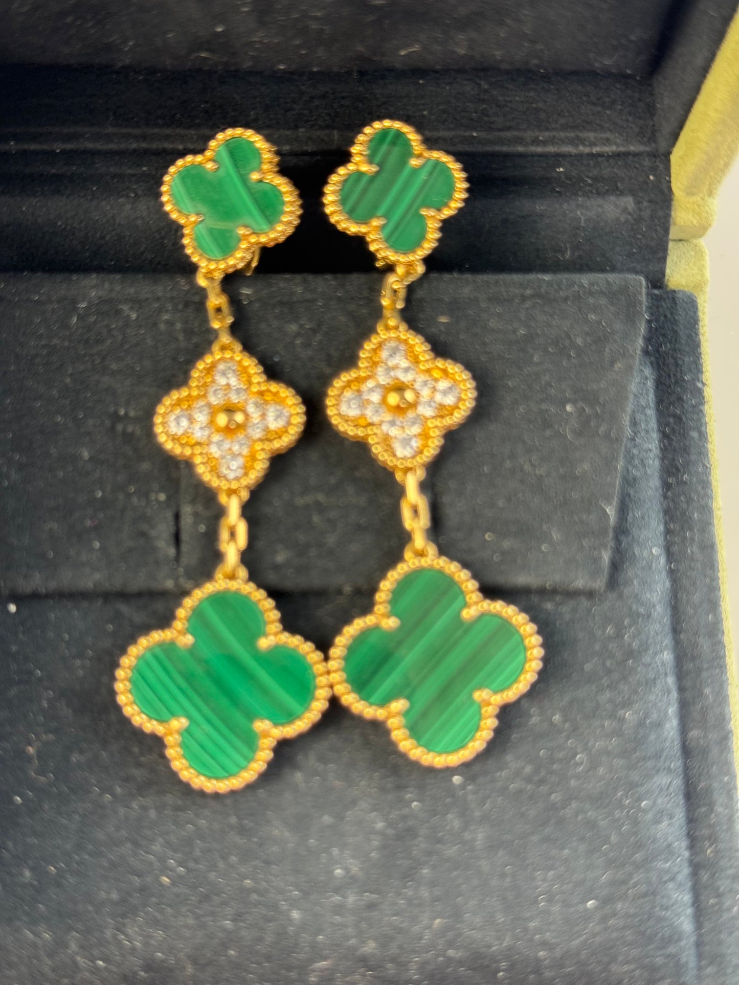 Van Cleef & Arpels Magic Alhambra earrings 3 motifs