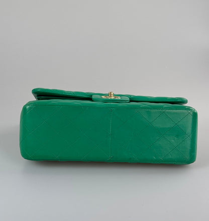 Chanel timeless Flap Bag Jumbo Green with Gold Hardware