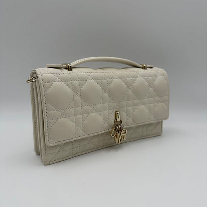 Mini sac My Dior agneau latte