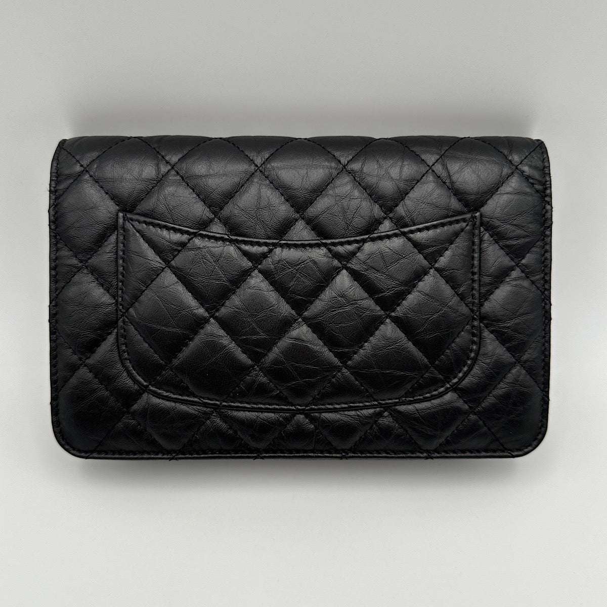 Wallet on chain 2.55 veau vieilli noir