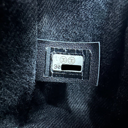 Mini square 20B denim noir