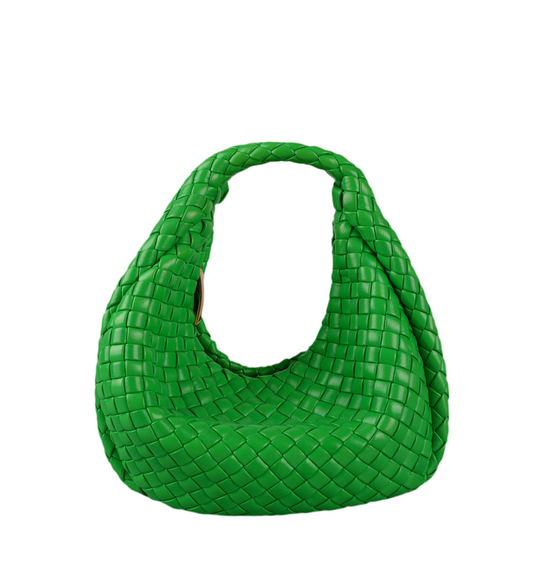 Bottega Veneta Teen Jodie Bag Leather Green Medium