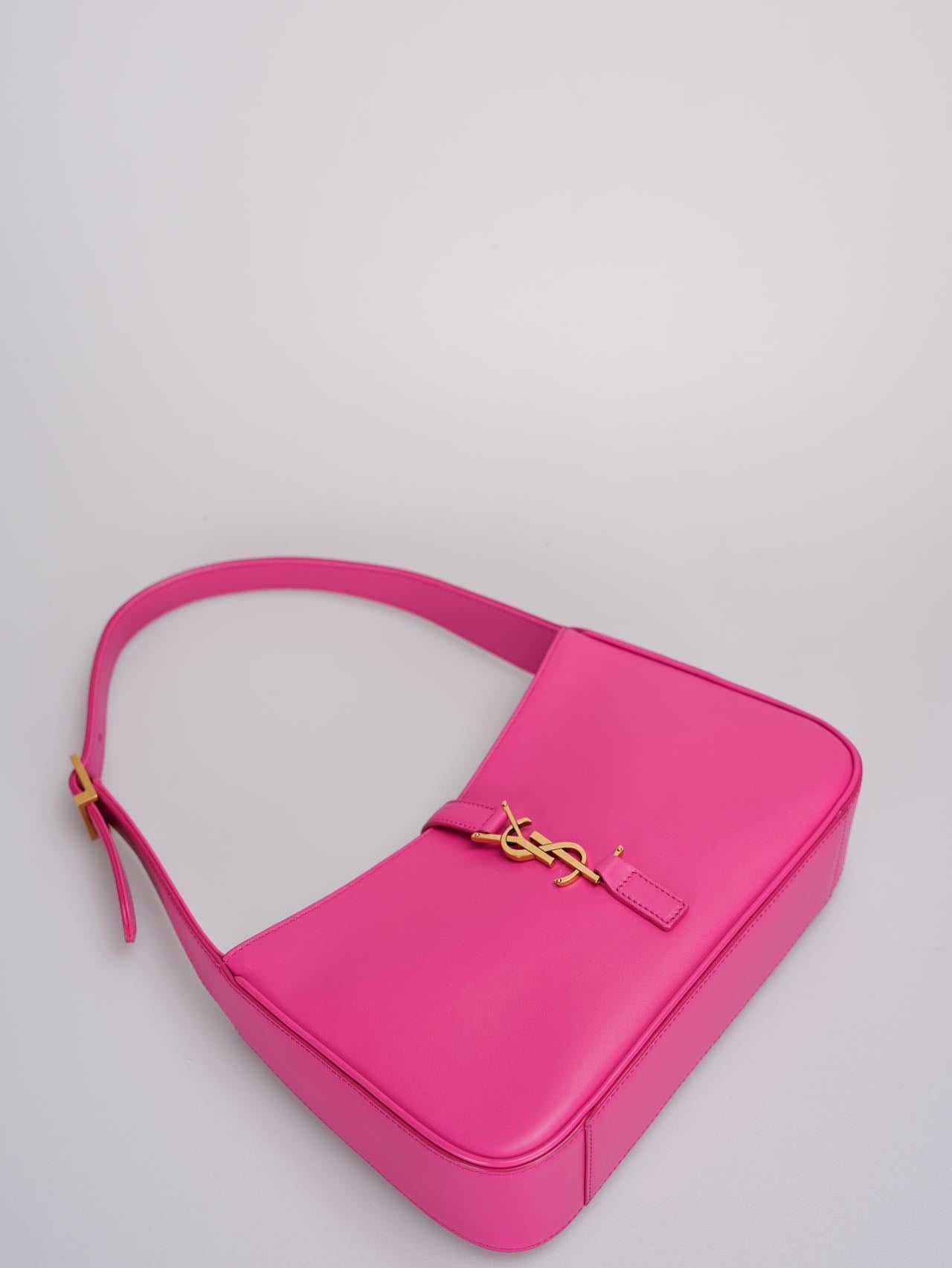 Saint Laurent 5 a 7 Fuchsia Hobo Bag