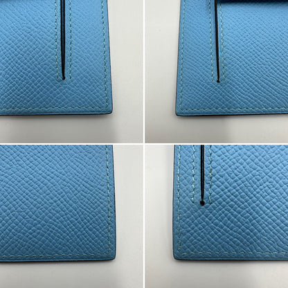 Portefeuille compact Kelly Pocket bleu céleste