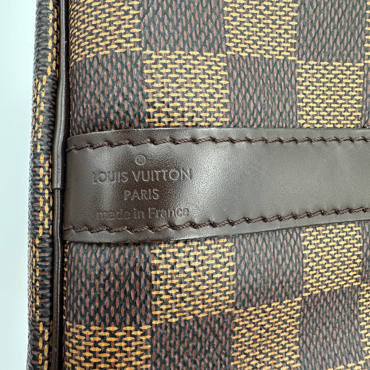 Speedy bandoulière 25 damier ébène