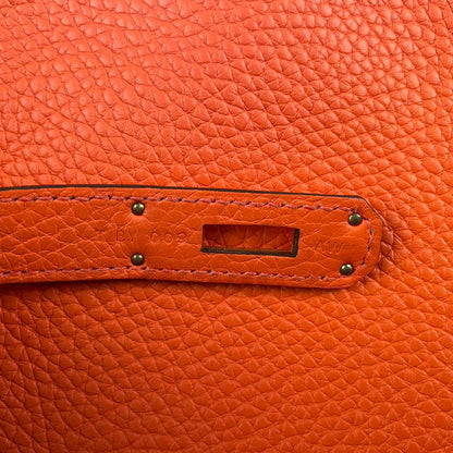 Hermes Birkin 30 Handbag in Orange Togo Leather with Gold Hardware