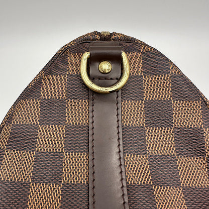 Speedy bandoulière 25 damier ébène