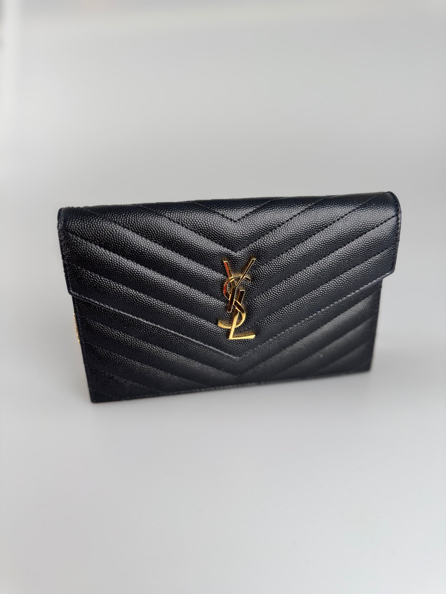 Saint Laurent YSL Chain Wallet Monogram NeroWallet On A Chain bag