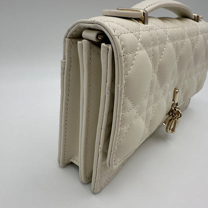 Mini sac My Dior agneau latte