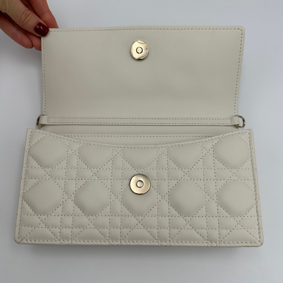 Mini sac My Dior agneau latte