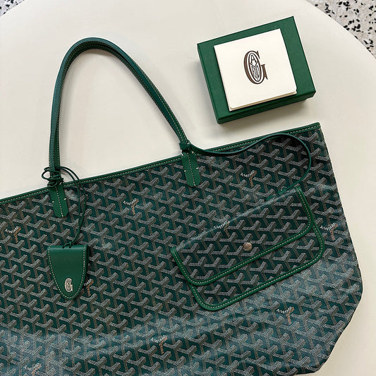 Sac Saint Louis GM vert + croc