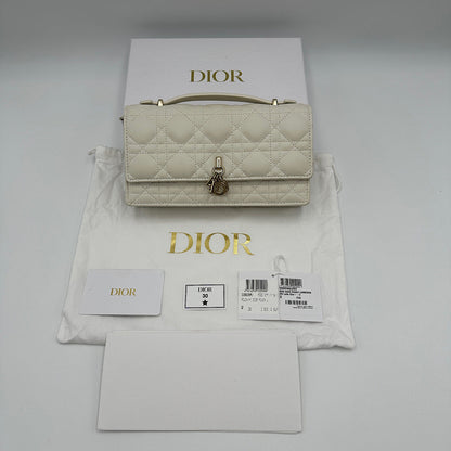 Mini sac My Dior agneau latte