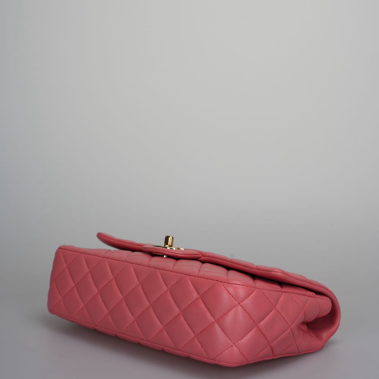 Chanel Pink timeless medium Valentine Lambskin Leather bag with Gold Hardware