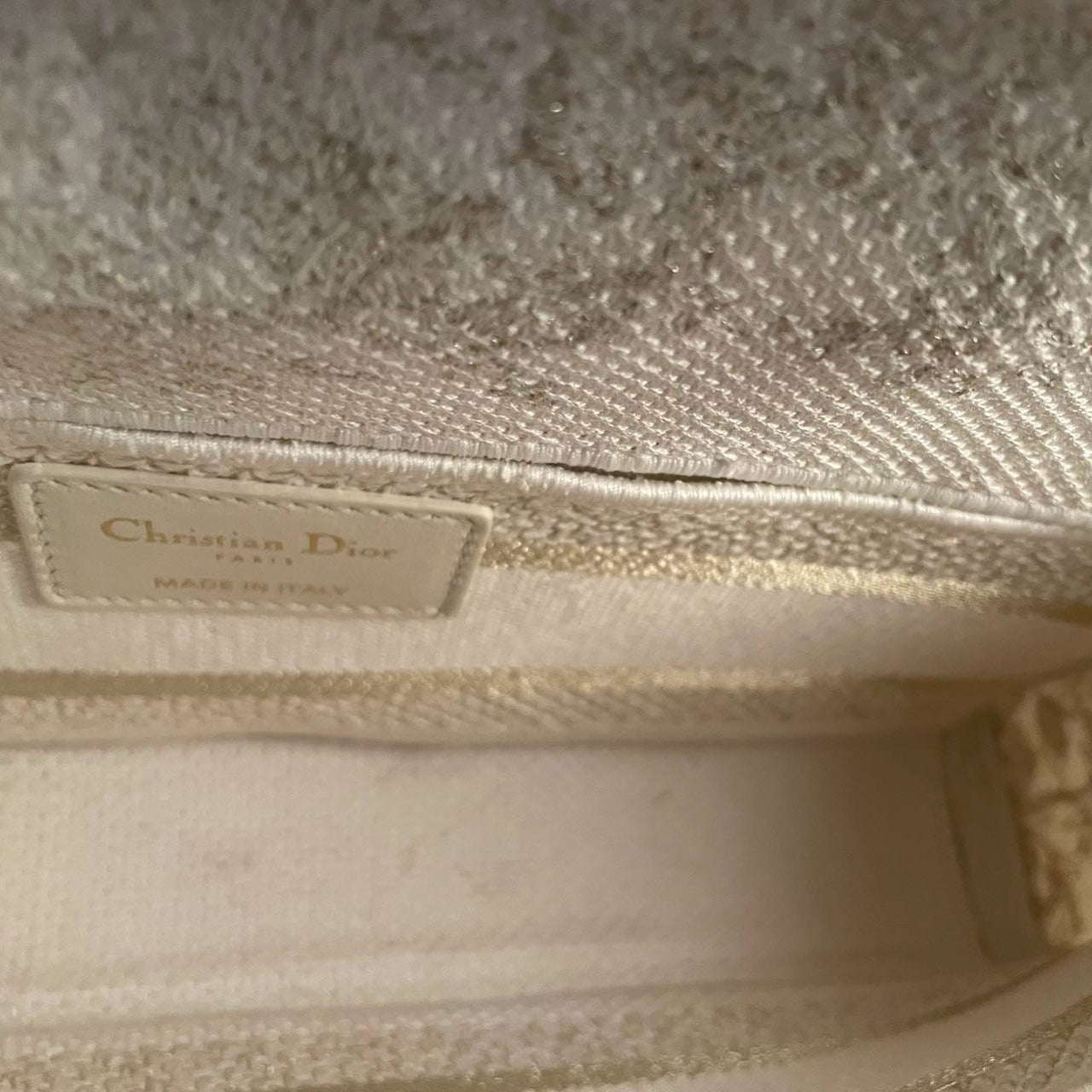 Christian Dior Lady D-Joy Bag in Beige