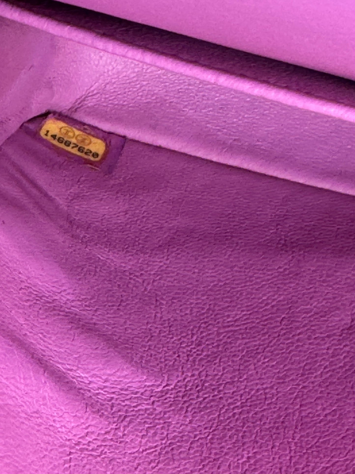 Chanel timeless flap bag medium purple