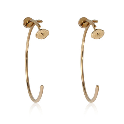 Cartier Juste Un Clou Diamond Hoop Earring in 18k rose Gold 0.17 CTW