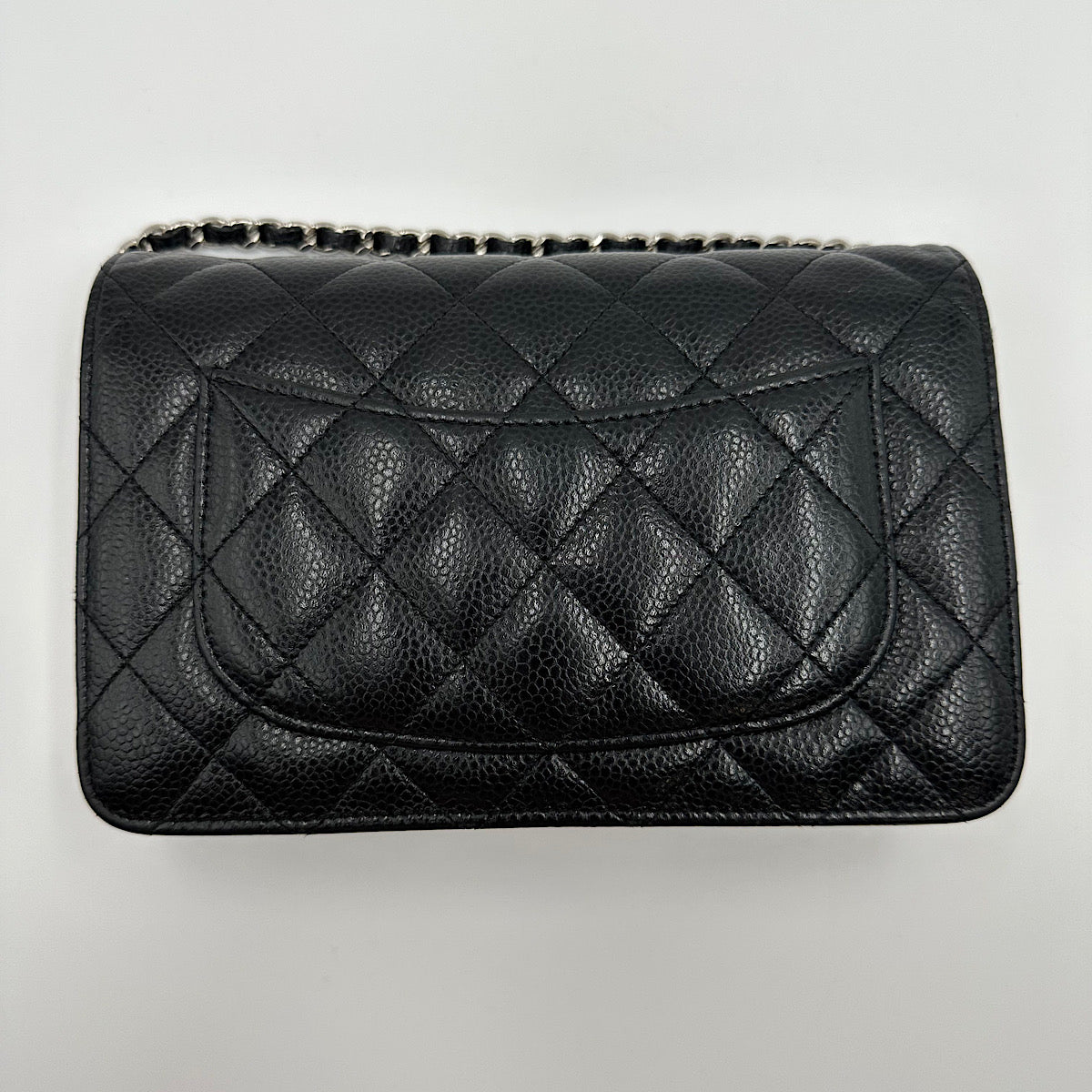 Wallet on chain classique caviar noir