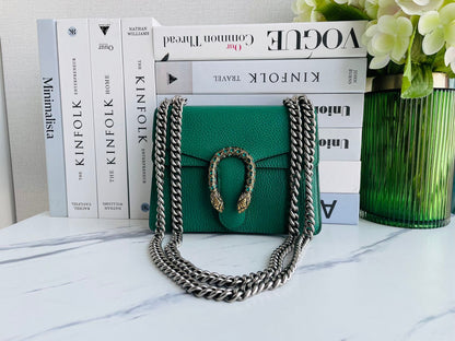 Gucci Dionysus  mini bag in emerald green