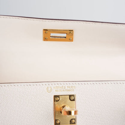 Hermes Mini Kelly  20cm HSS In Chèvre  mysore Nata with Rose Sakura