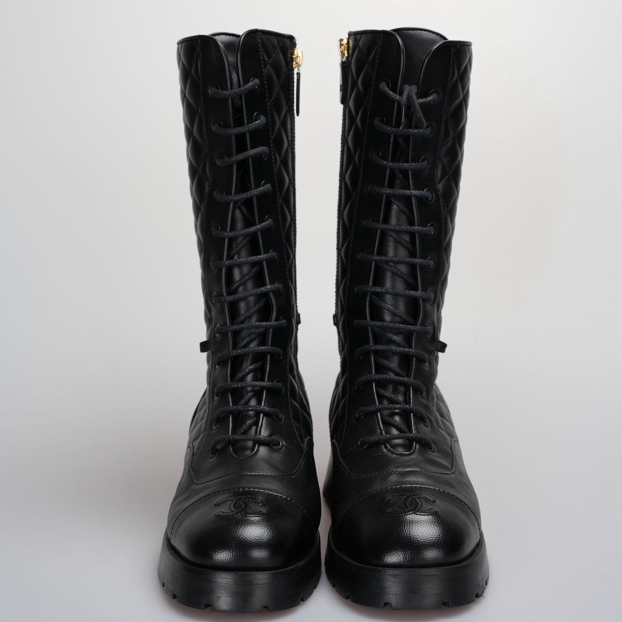 Chanel Interlocking CC Logo Moto Boots size 39 from 2022