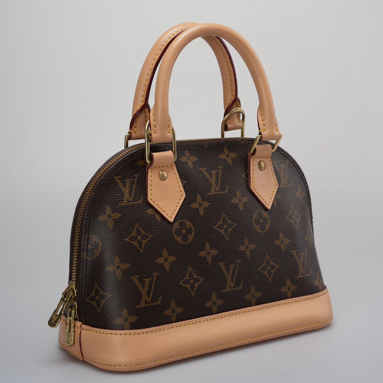 Louis Vuitton Alma BB Monogram Shoulder Bag 2014