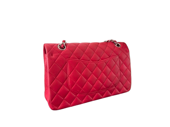 Chanel timeless red Medium Lambskin Flap Bag