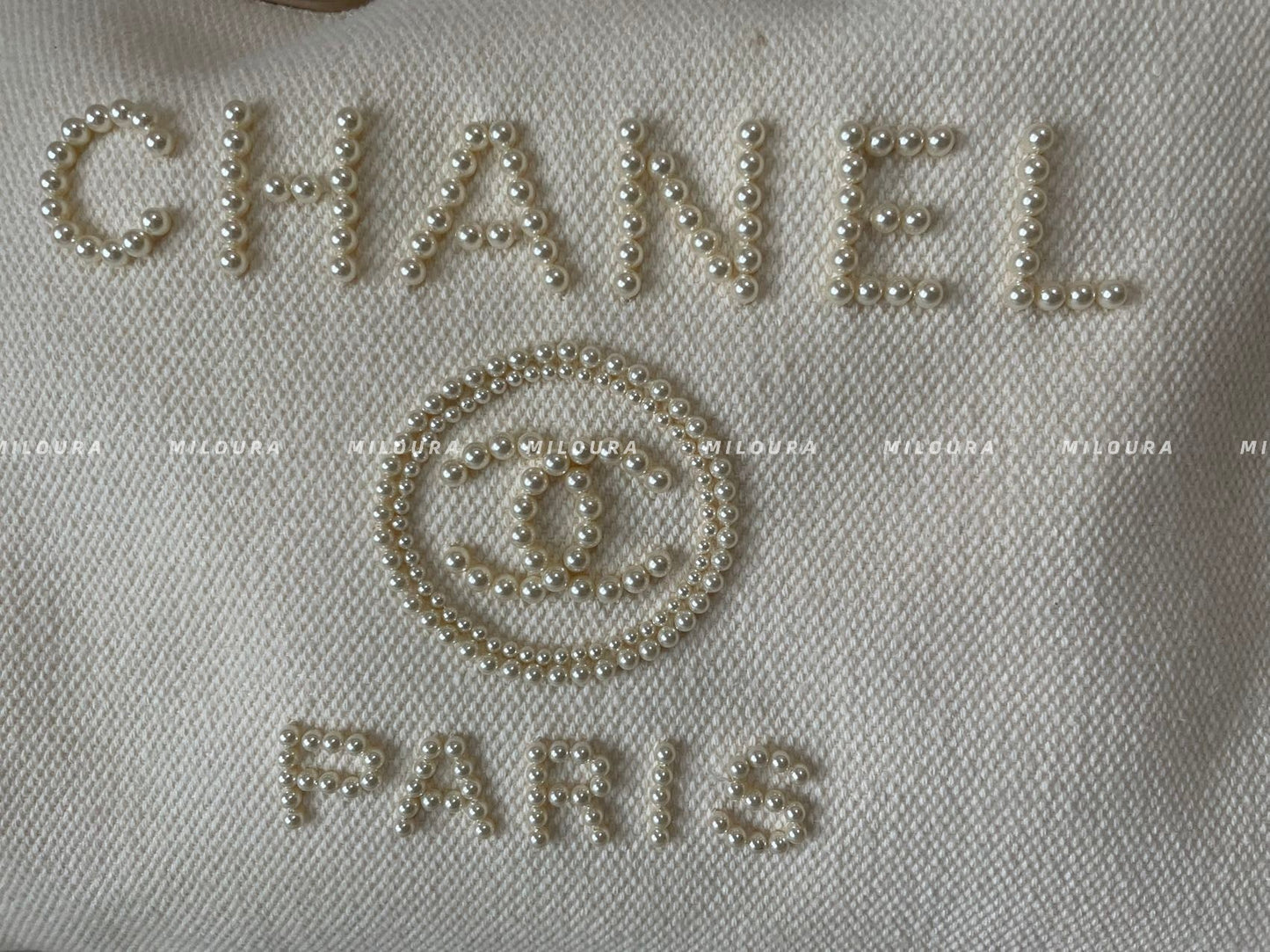 Chanel Deauville Pearls Tote Bag