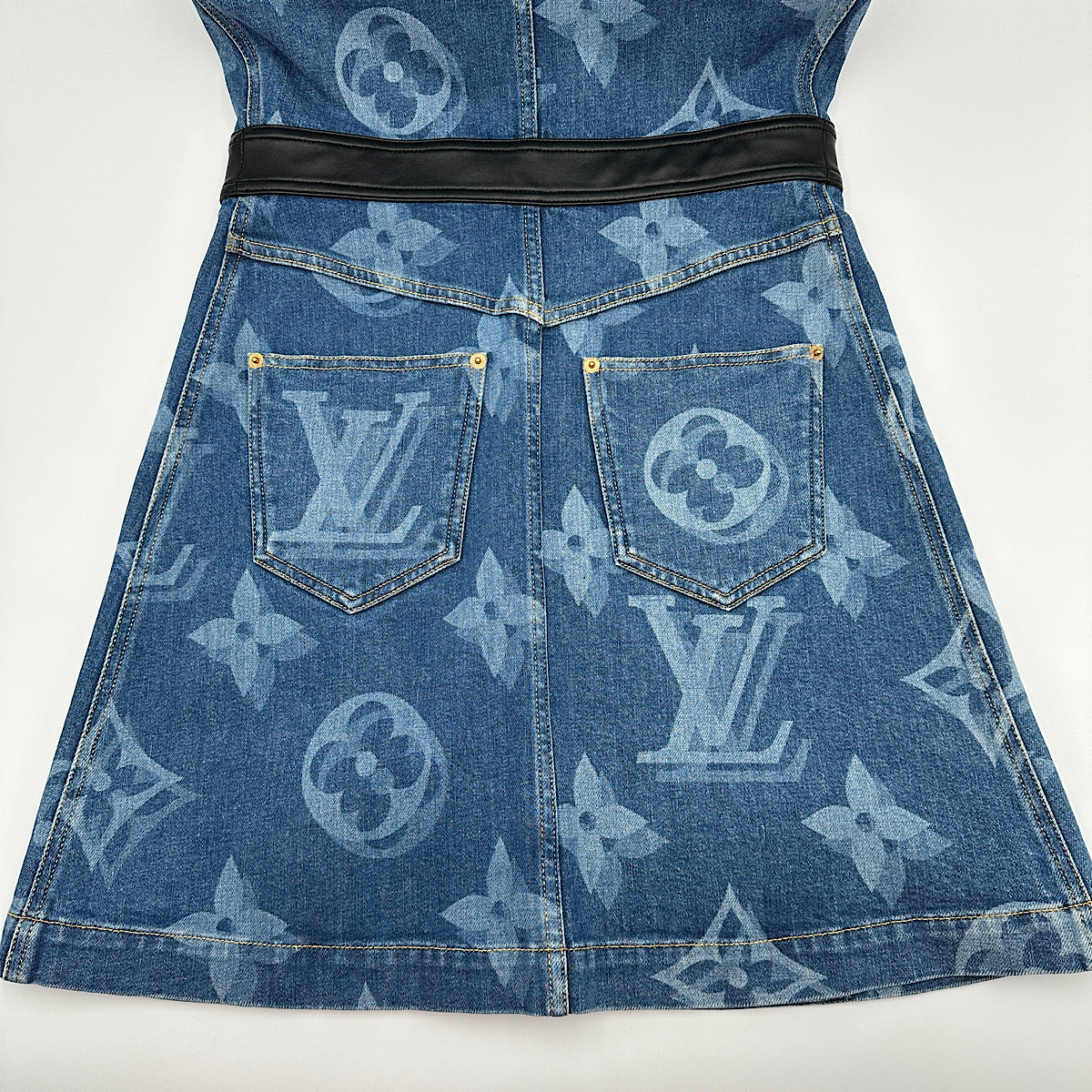 Robe Monogram Giant denim T.38