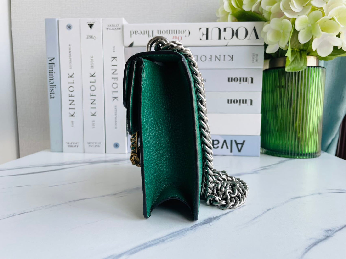 Gucci Dionysus  mini bag in emerald green