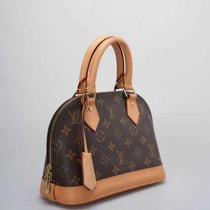 Louis Vuitton Alma BB Monogram Shoulder Bag 2021