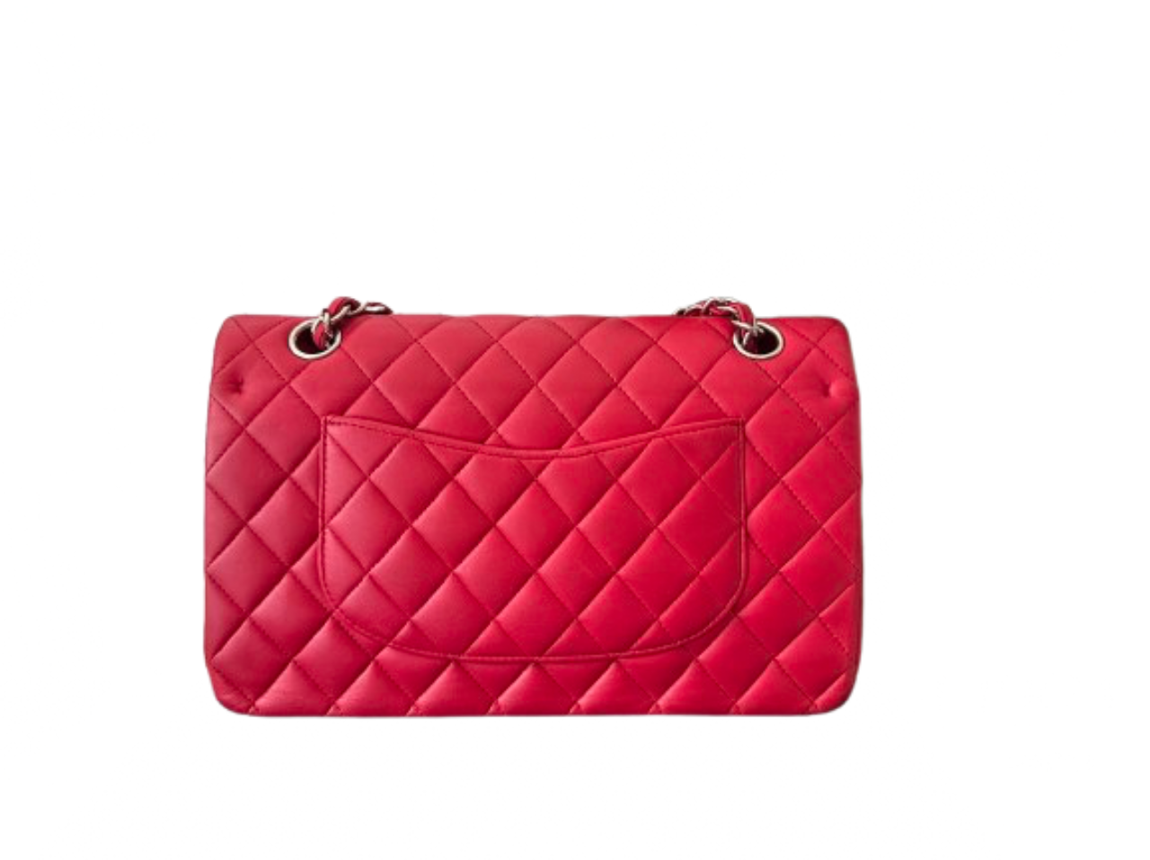 Chanel timeless red Medium Lambskin Flap Bag