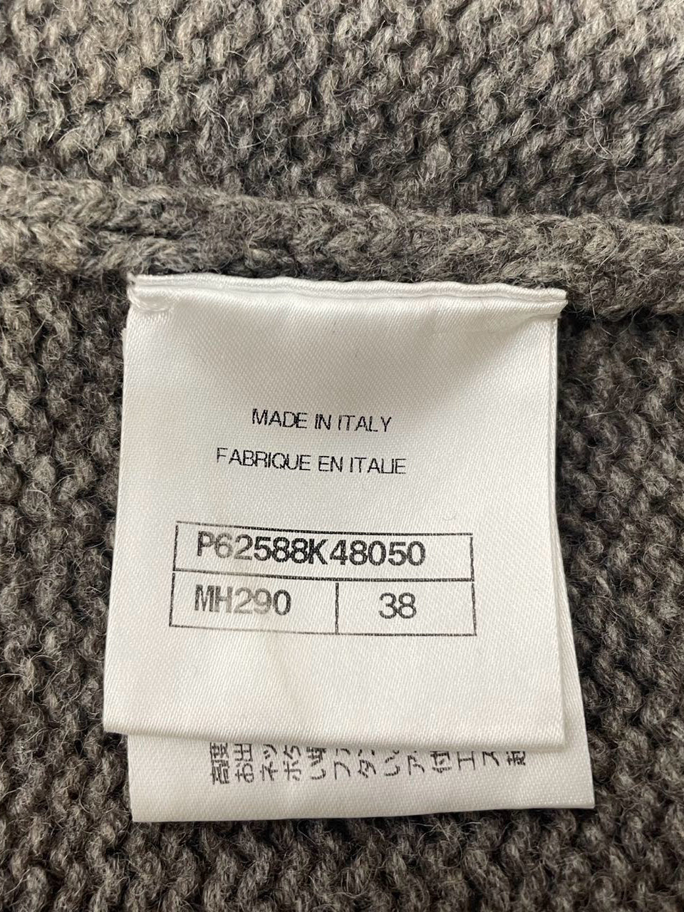 Chanel Fair Isle sweater dress Grey FR38