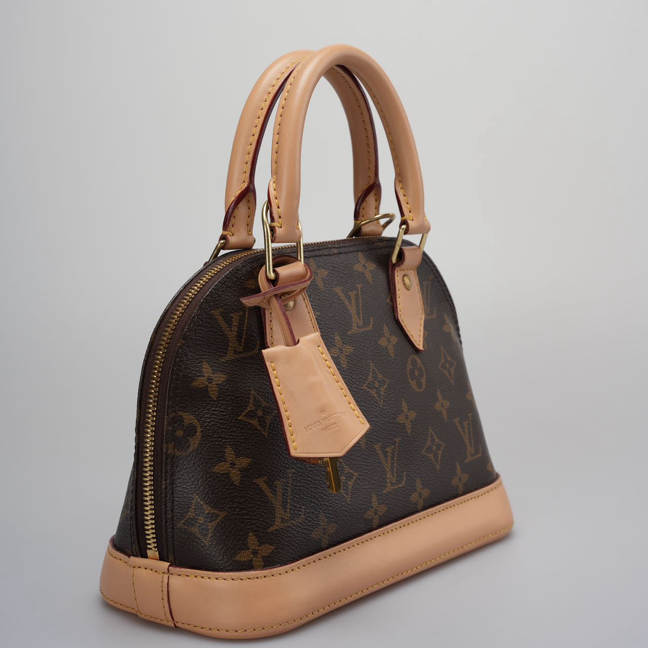 Louis Vuitton Alma BB Monogram Shoulder Bag 2014