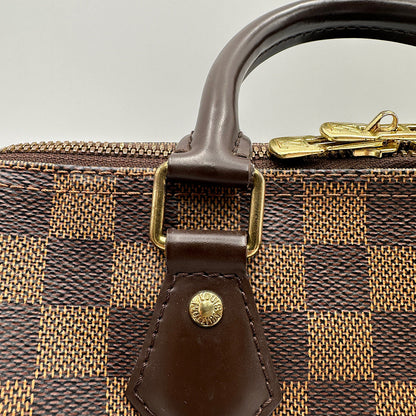 Speedy bandoulière 25 damier ébène