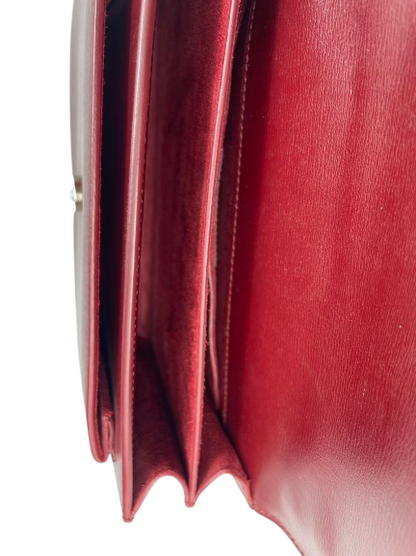 Saint Laurent Sunset bag in Burgundy