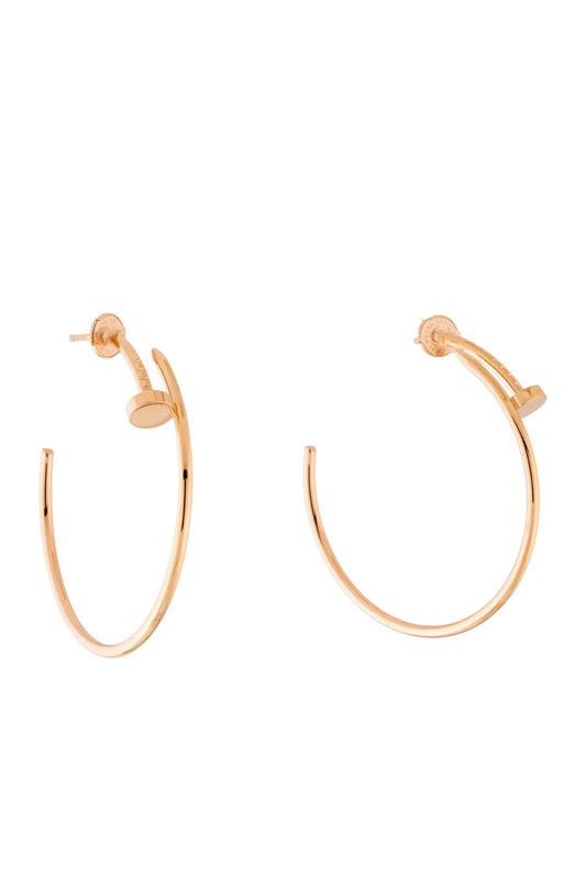 Cartier Juste un Clou earrings 18k Rose Gold hoop