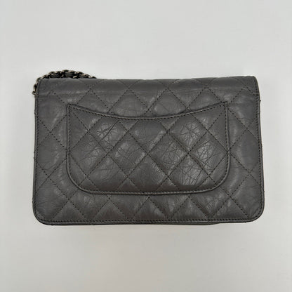 Wallet on chain 2.55 veau vieilli gris