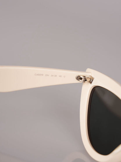 Celine Cat Eye Sunglasses with Beige Acetate Frame