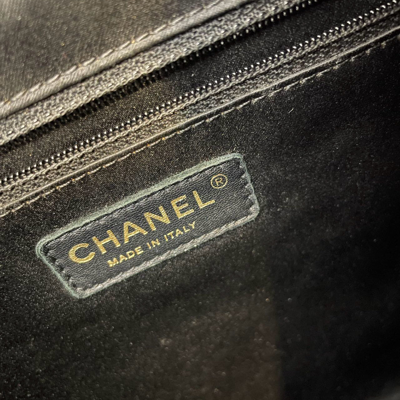 Chanel Large Grand Shopping Tote black gst Bag in Cavier Leather with Gold Hardware