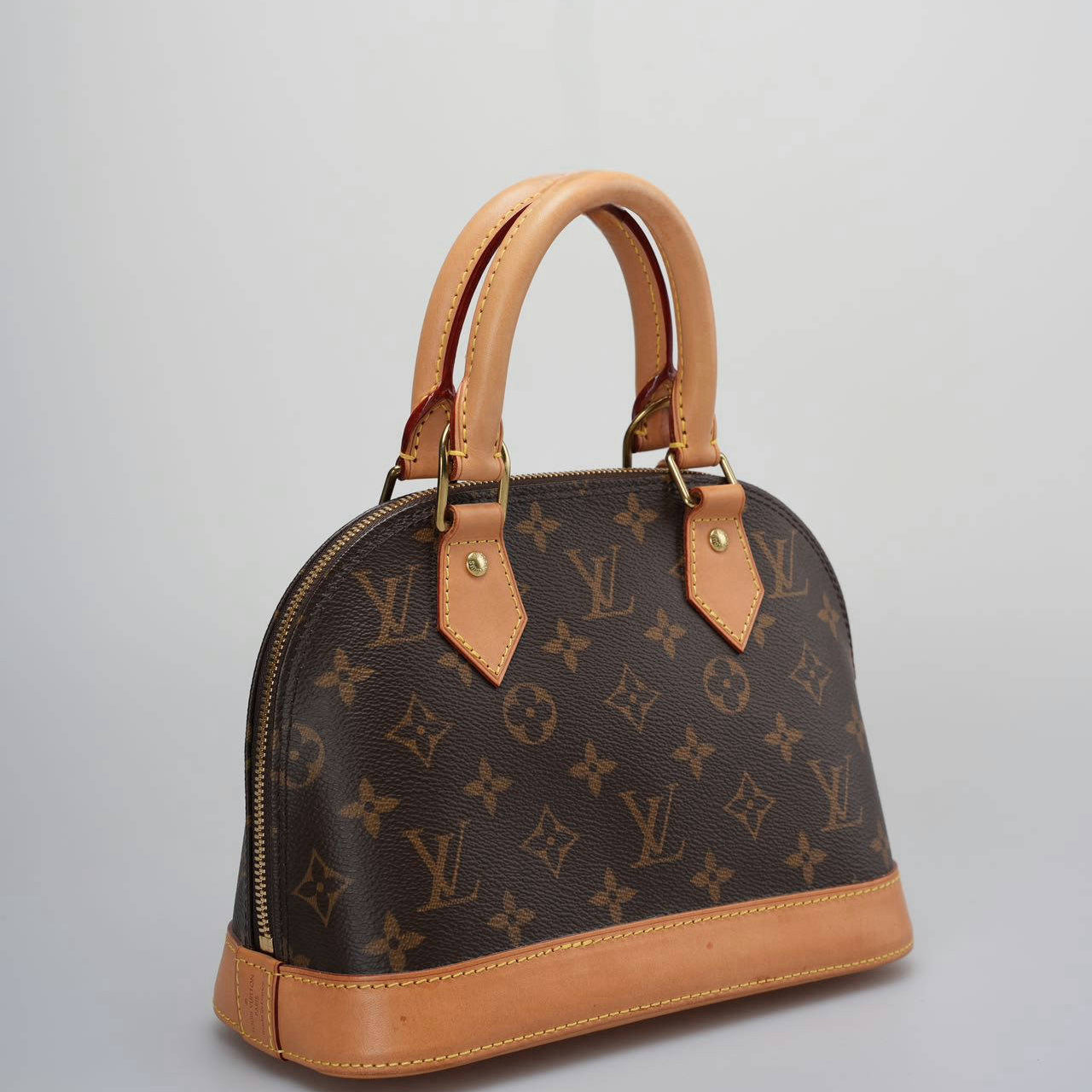 Louis Vuitton Alma BB Monogram Shoulder Bag 2021