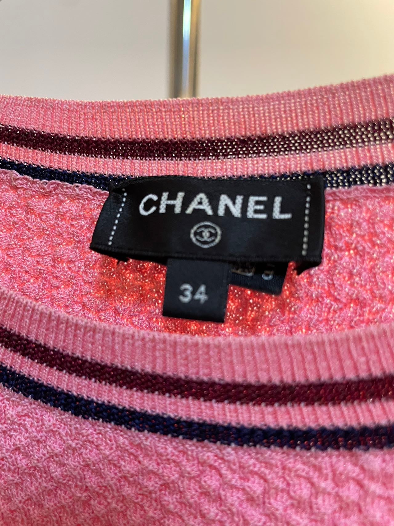 CHANEL 2023 Crew Neck Crop Top 34