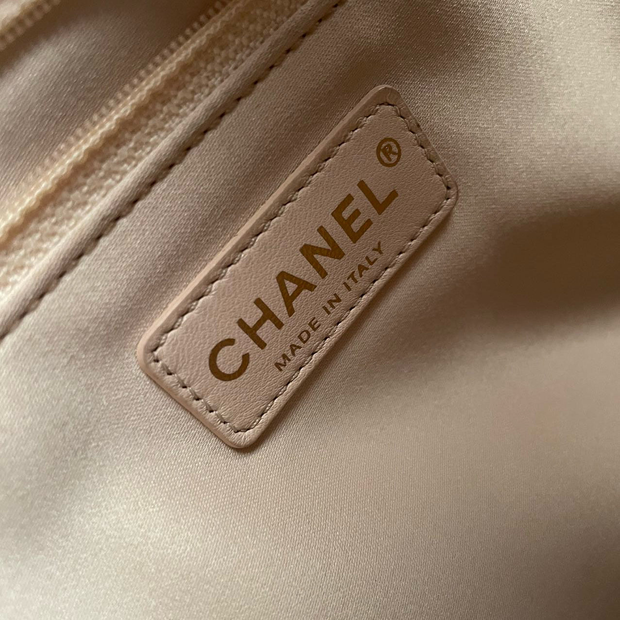 Chanel Grand Shopping Tote Beige GST Bag in Caviar Leather with Gold Hardware