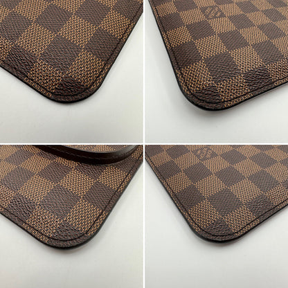 Pochette Neverfull damier ébène