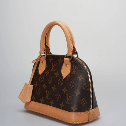 Louis Vuitton Alma BB Monogram Shoulder Bag 2021