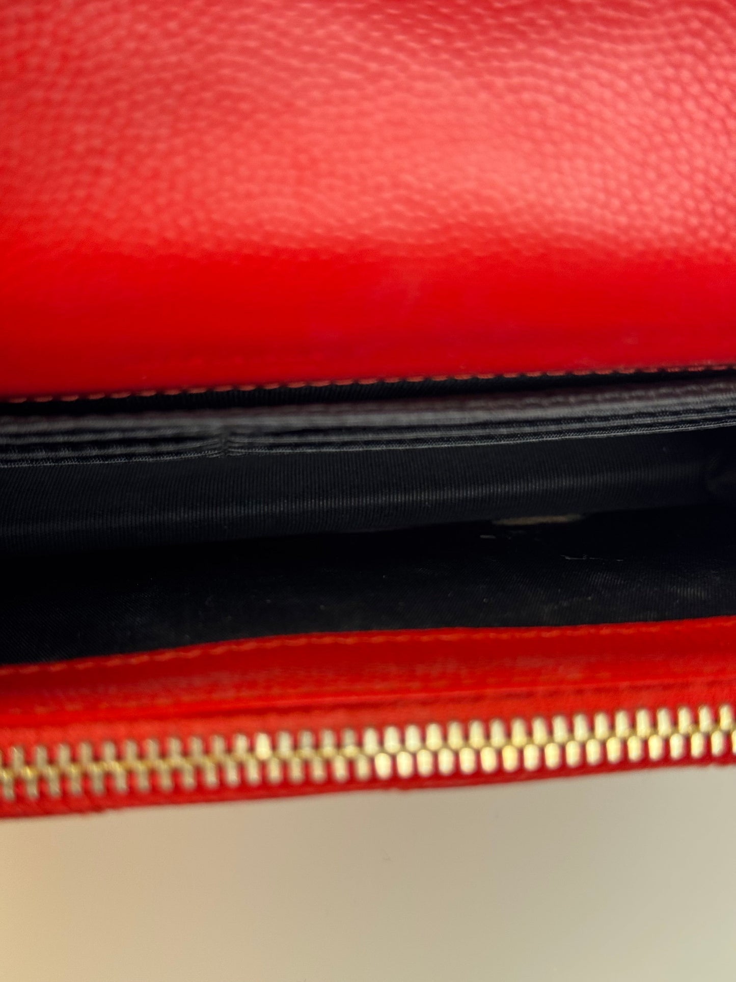 Saint Laurent Cassandre envelope Red Bag