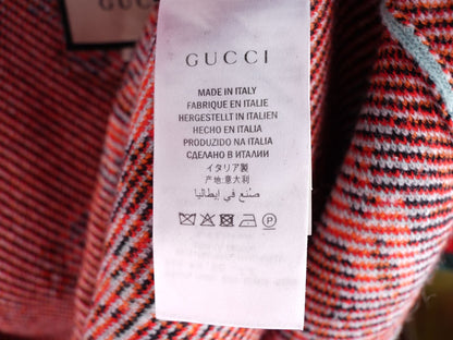 Gucci Tiger Jacquard Wool Cardigan light Blue