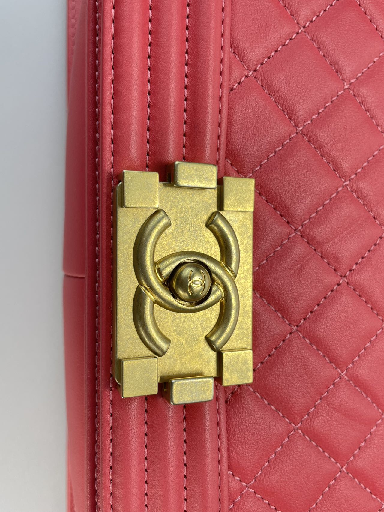 Chanel Medium Leboy Bag in Hot Pink with Gold Hardware